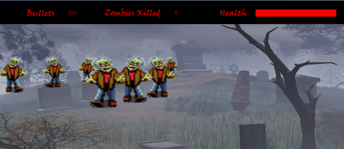 First wave of zombies